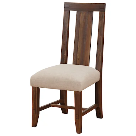 Dining Side Chair with Upholstered Seat